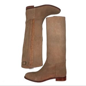Candela Boot Sz 8 Boot Tall Suede  “Equestrian”